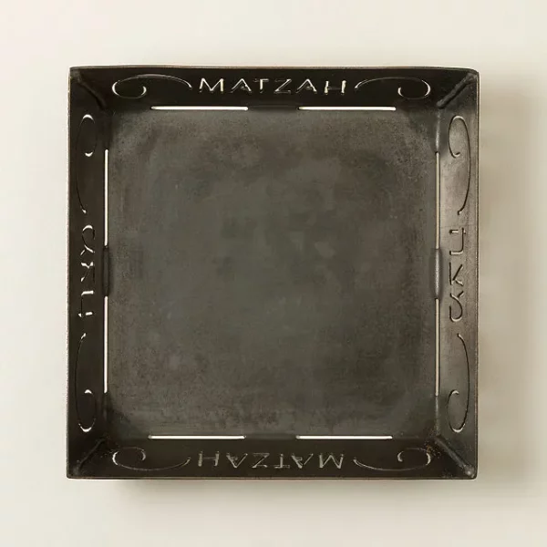 Flame-cut Matzah Tray 2