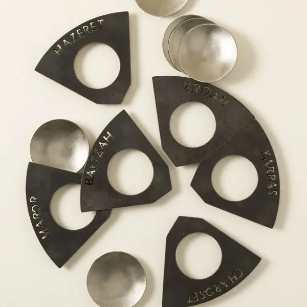 Flame-cut Modular Seder Plate 2