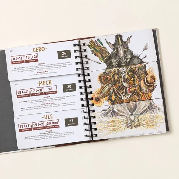 Flip & Mix Random Rpg Monster Generator Book 1