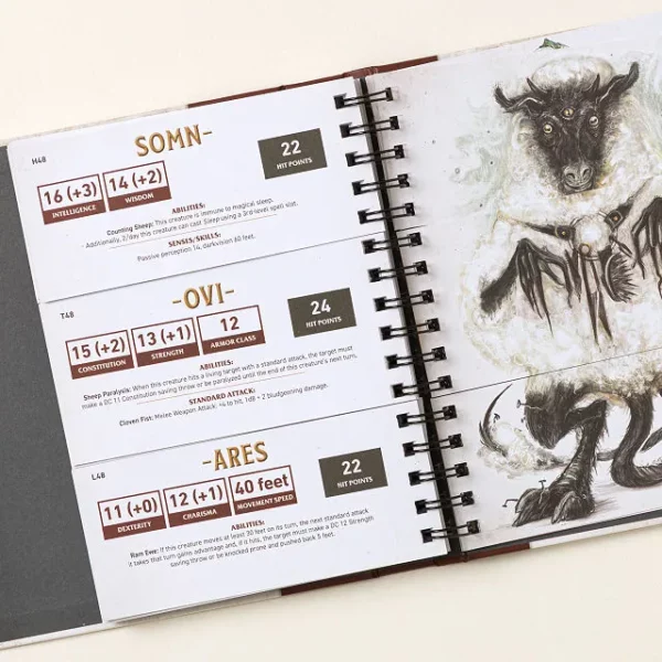 Flip & Mix Random Rpg Monster Generator Book 4