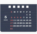 Flower Cottage Little Box Calendar - 2026 2