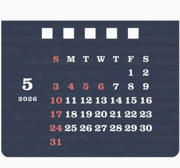 Flower Cottage Little Box Calendar - 2026 2