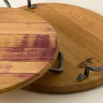 French Oak Wine Barrel Serving Platter 1