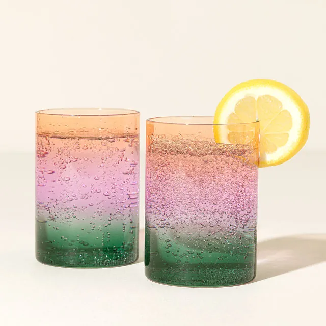 Gradient Glasses – Set Of 2 Gradient Glasses – Set Of 2
