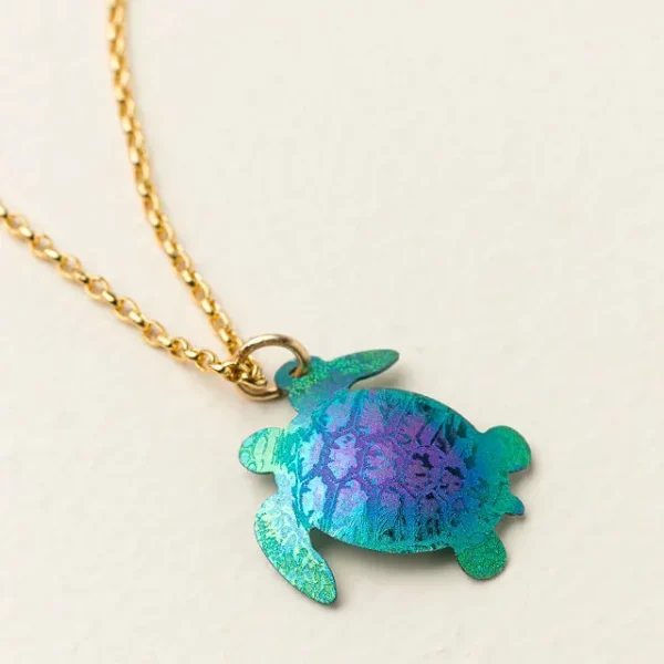 Iridescent Sea Turtle Jewelry 1