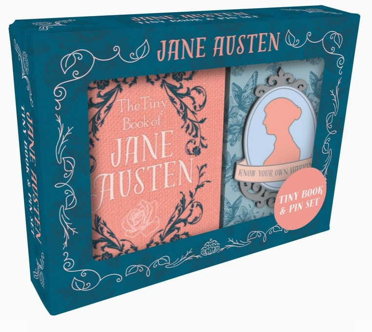 Jane Austen Tiny Book And Pin Set