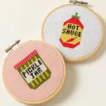 Just A Snack Mini Beginners Cross Stitch Kit 2