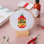 Just A Snack Mini Beginners Cross Stitch Kit 3