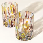 Kaleidoscope Glass Tumblers - Set Of 2 1