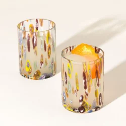 Kaleidoscope Glass Tumblers - Set Of 2