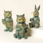 Light Up Reading Animal Sculptures 1