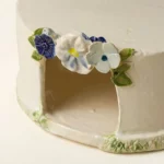 Little Floral Ceramic Toad Home 1