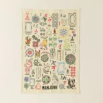 Mahjong Tea Towel