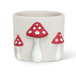 Medium Dotted Mushroom Planter