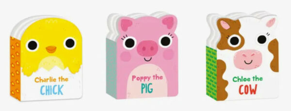 Meet The Farm Animals Board Books, Set Of 3 1