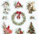 Merry & Bright Christmas! A Festive Sticker Book 1