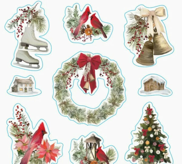 Merry & Bright Christmas! A Festive Sticker Book 1