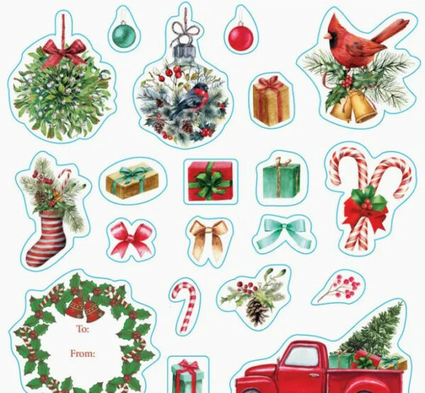 Merry & Bright Christmas! A Festive Sticker Book 5