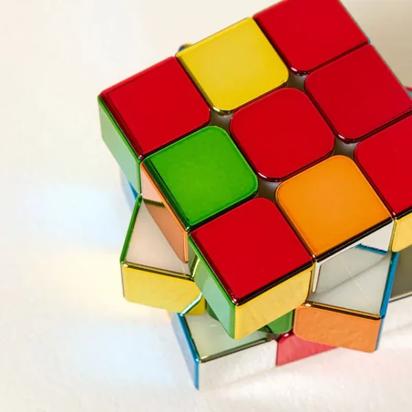 Metallic Lightning 3x3 Speed Cube 3