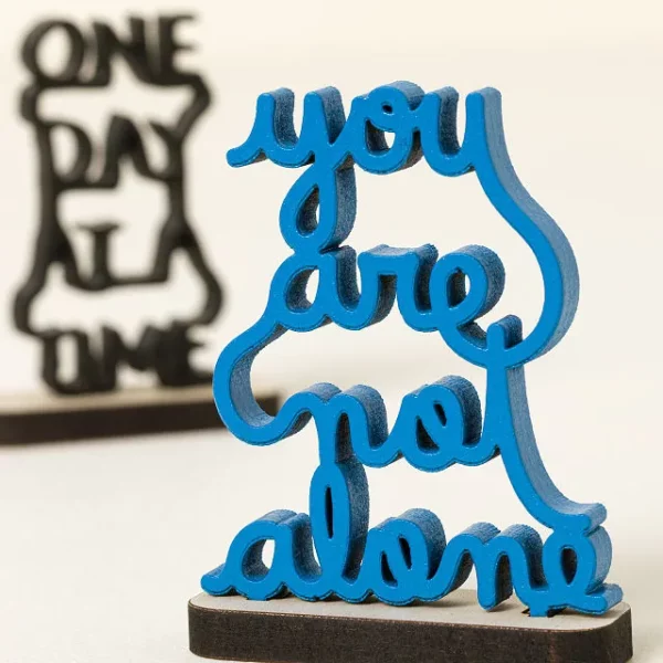 Mini Desktop Affirmation Word Stack Sculptures 2