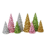 Mini Light-up Glitter Tree, Set Of 2 2