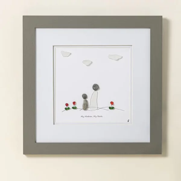 My Mother, My Rock Pebble Wall Art 2