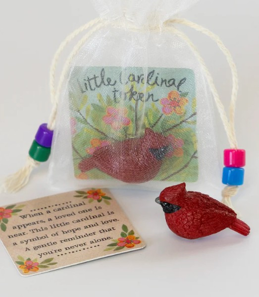 Natural Life Little Cardinal Pocket Token Natural Life Little Cardinal Pocket Token