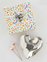 Natural Life Thankful Little Silver Trinket Bowl 1