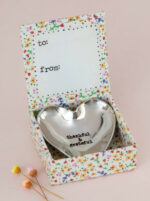 Natural Life Thankful Little Silver Trinket Bowl