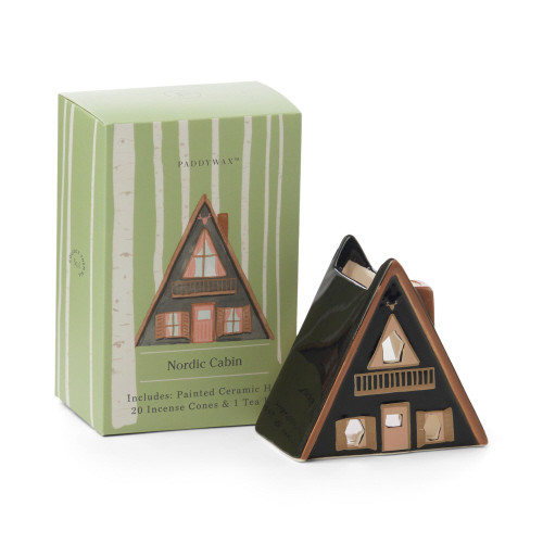 Nordic Cabin Style Incense & Tealight Holder Nordic Cabin Style Incense & Tealight Holder