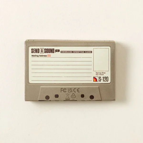 Record Your Own Message Mix Tape Greetings Card 1