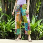 Repurposed Sari Kantha Pants 3