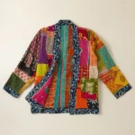 Reversible Cotton Sari Kantha Jacket