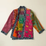 Reversible Cotton Sari Kantha Jacket 3