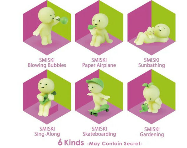 Smiski Mini Glow Figure Blind Box - Sunday Series 4
