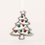 Sparkling Pewter Tree Ornament