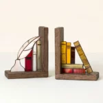 Stained Glass Library Bookends 1