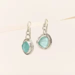 Sterling Silver Aqua Tides Sea Glass Jewelry 4