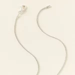 Sterling Silver Sea Glass Spiral Necklace 3