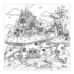 Tiny Worlds (an Artist's Coloring Book Of Mesmerizing Miniatures And Uncanny Universes) 1