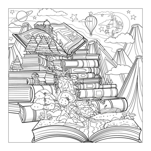 Tiny Worlds (an Artist's Coloring Book Of Mesmerizing Miniatures And Uncanny Universes) 2