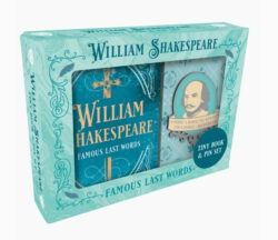 William Shakespeare Tiny Book And Pin Set