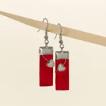 Wrapped In Love Stained Glass Earrings