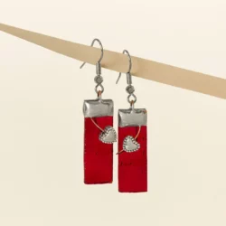 Wrapped In Love Stained Glass Earrings