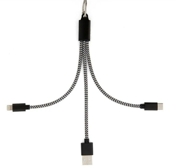 3-in-1 Charging Keyring 1