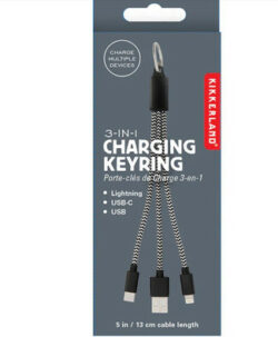 3-in-1 Charging Keyring
