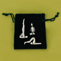 3 Piece Mini Pewter Yoga Set