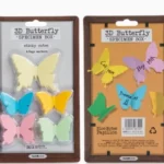 3d Butterfly Sticky Notes - Specimen Style Box