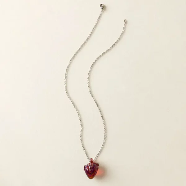 Anatomical Glass Heart Necklace 2