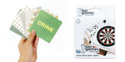 Bar Games Drink Coasters, Set Of 30